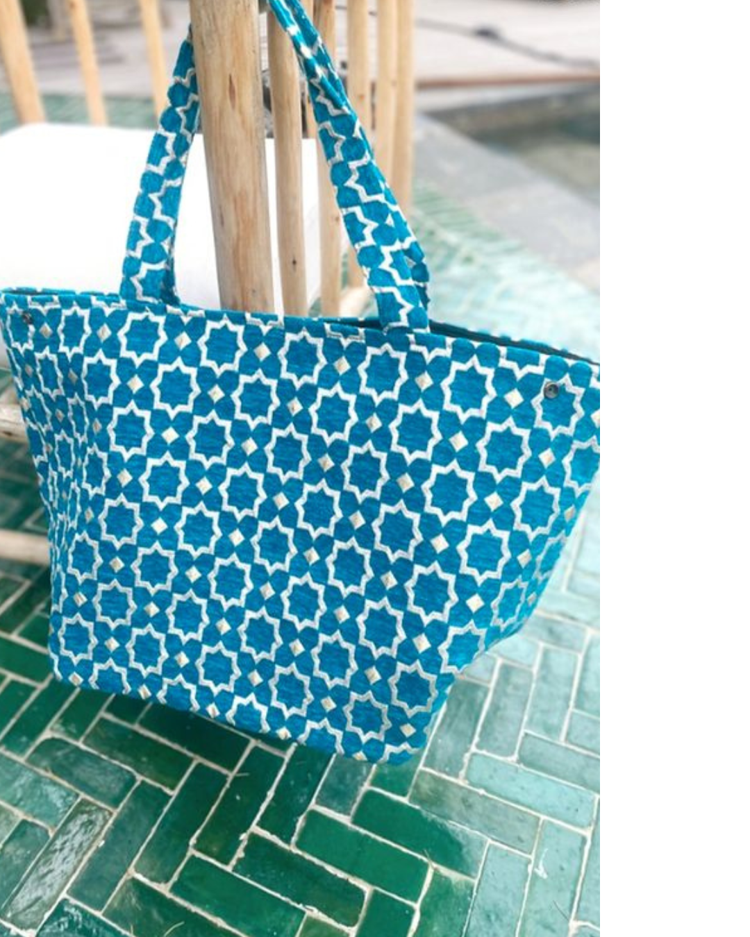 Zélia Atelier Bag – Large | Turquoise