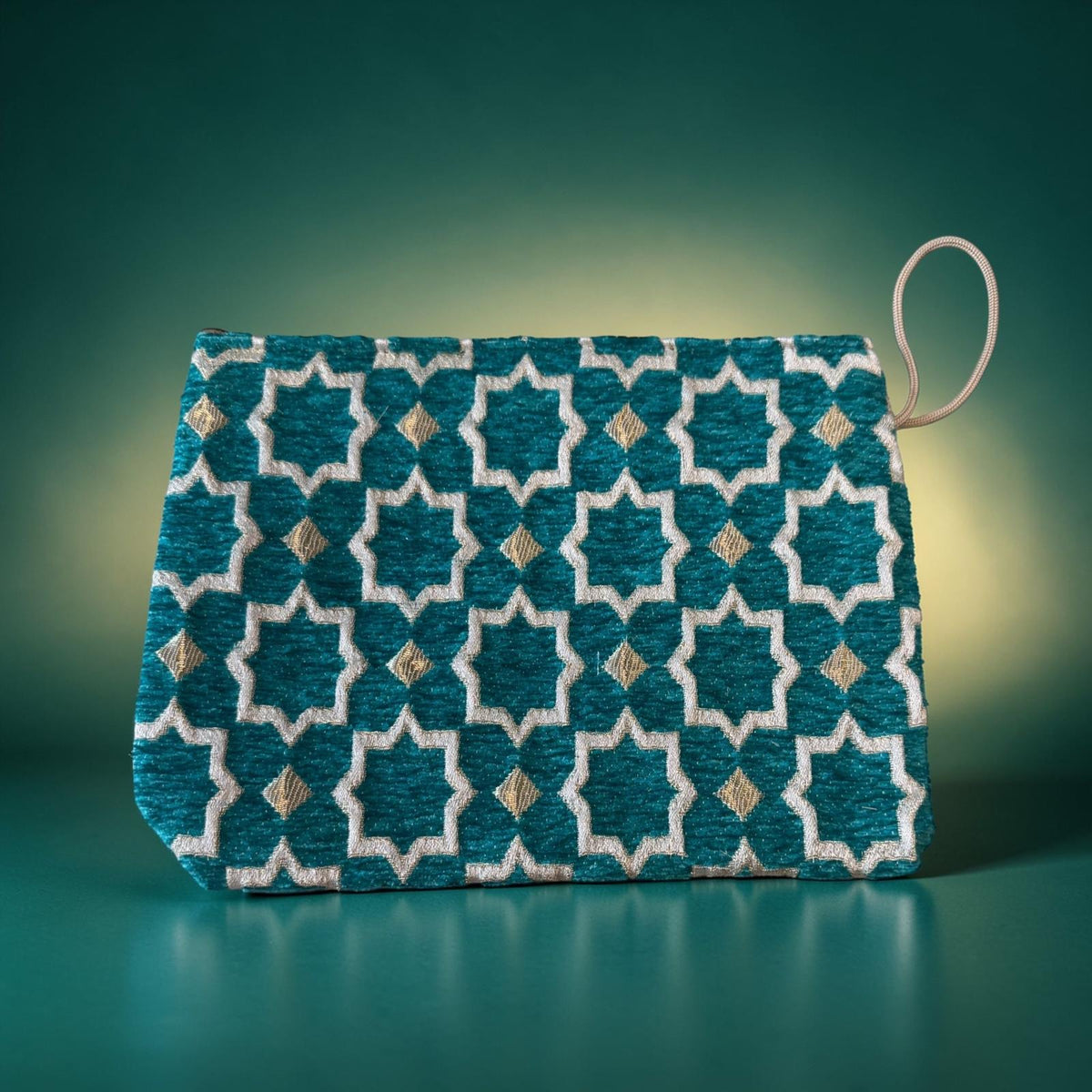 Zélia Atelier Make-Up Tasje Medium | Turquoise