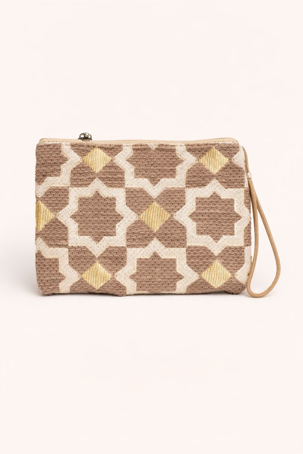 Zélia Atelier Sleutel Hoes Houder | Goud-Bruin
