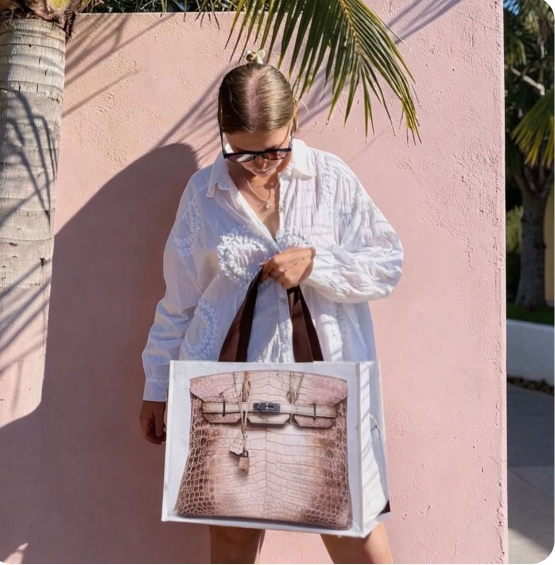 The Icon Shopper Croco Classic