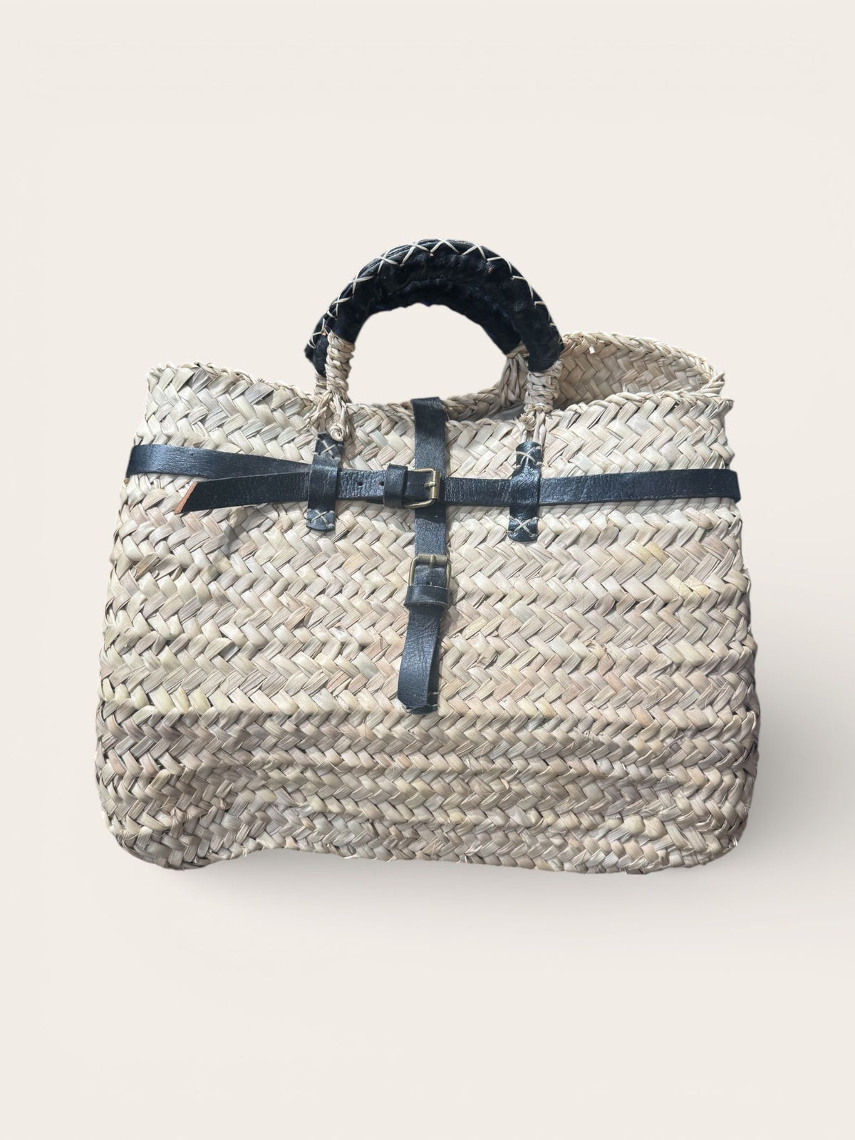 Tas Palma Leer – Zwart Groot