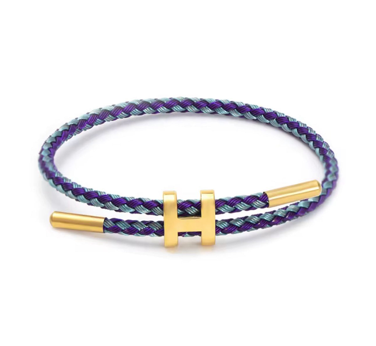 Armband Helena Duo Tone Paars- Turquoise